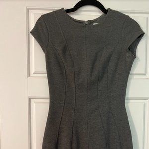 Boss Lady Dark Grey Pencil Dress
